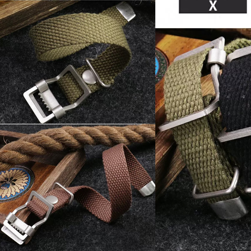 Canvas Strap Watch - Correa de reloj de lona de