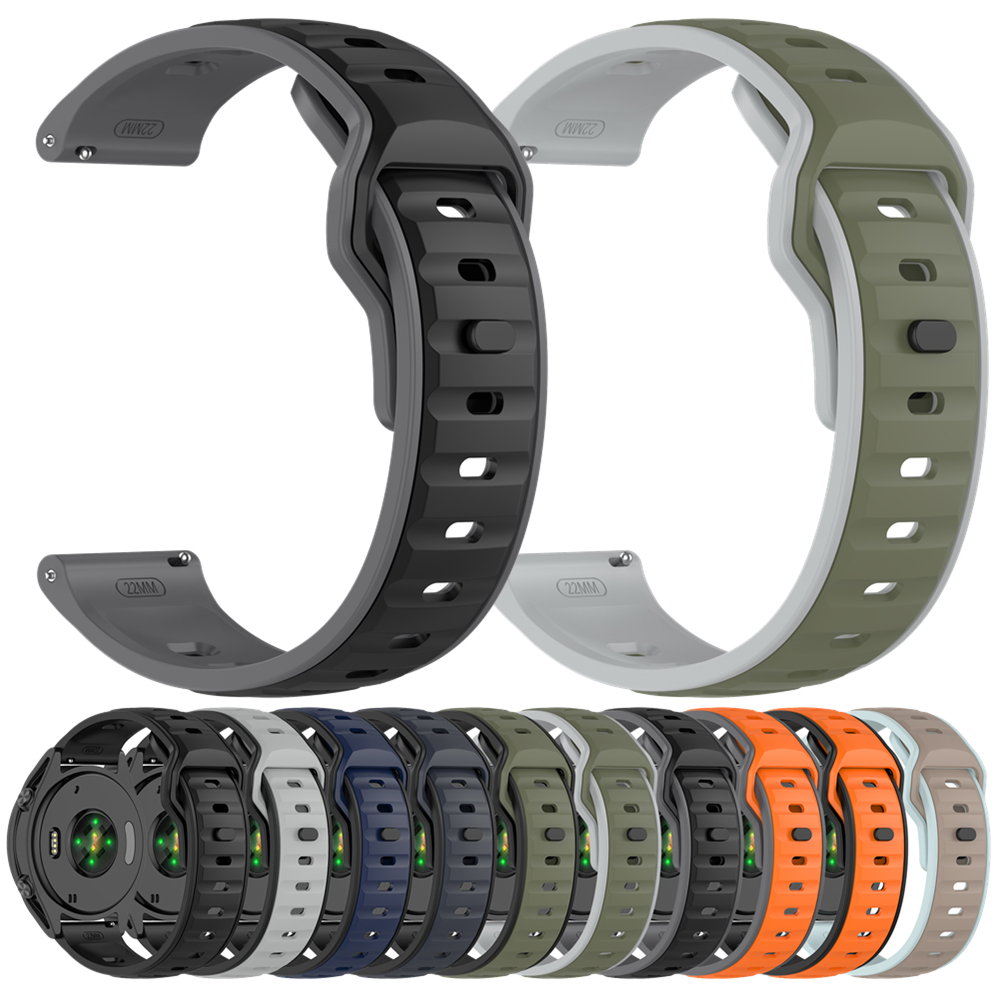 Silicone Watch Band 22Mm - Correa de silicona de 20 a