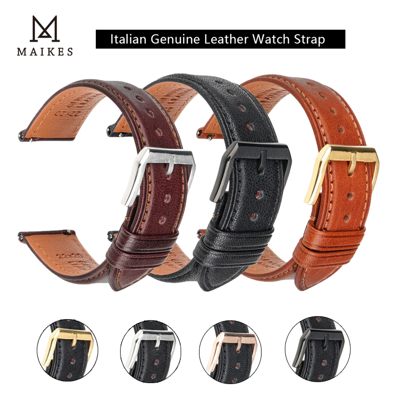 Leather Strap Quick Release - Correa de cuero genuino de 24mm,