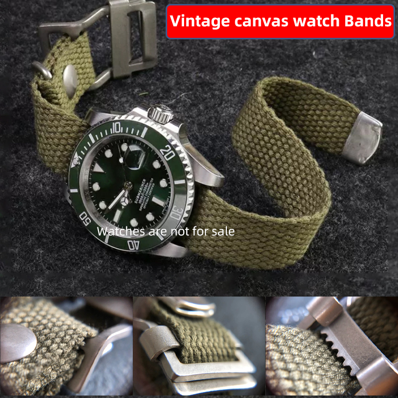 Correa de reloj de lona de nai - Canvas Strap Watch reseña y precio