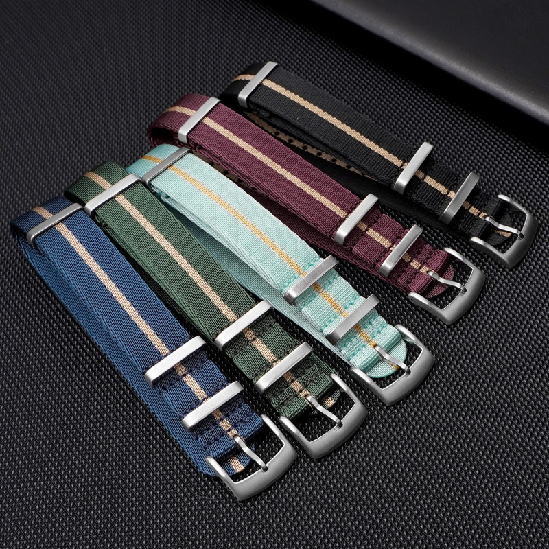 Correa de nailon tejido de 18m - Canvas Strap Watch reseña y precio
