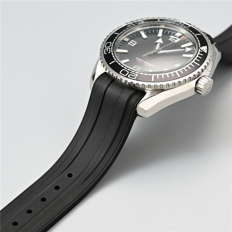 Correa de reloj de caucho fluo - Omega Watch Seamaster reseña y precio