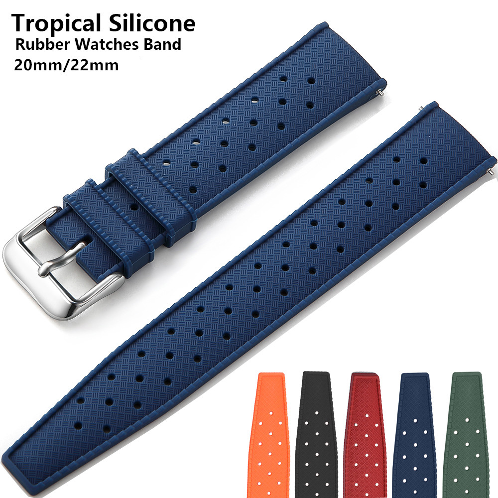 Correa de goma Tropic de 20mm  - Rubber Strap Diver reseña y precio