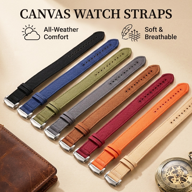 Correa de Reloj de Lona de 18/ - Canvas Strap Watch reseña y precio