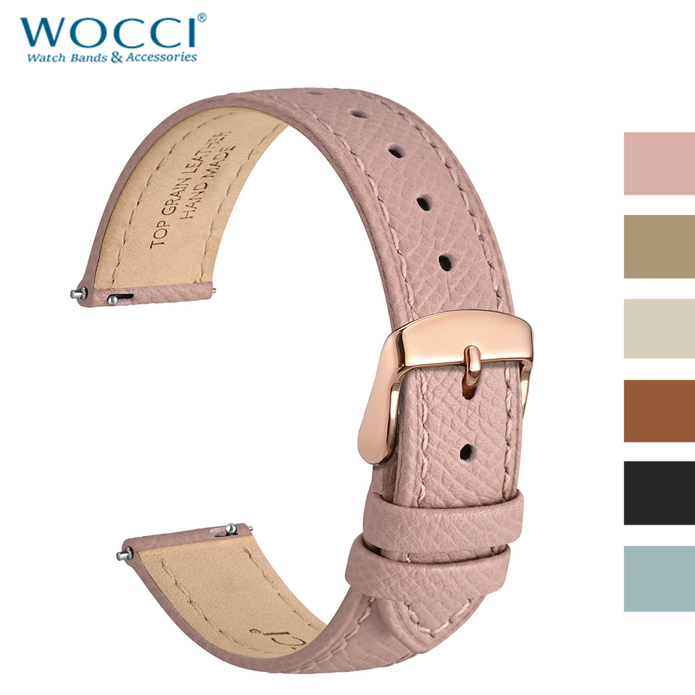 WOCCI Correa de reloj de cuero - Leather Strap Quick Release reseña y precio