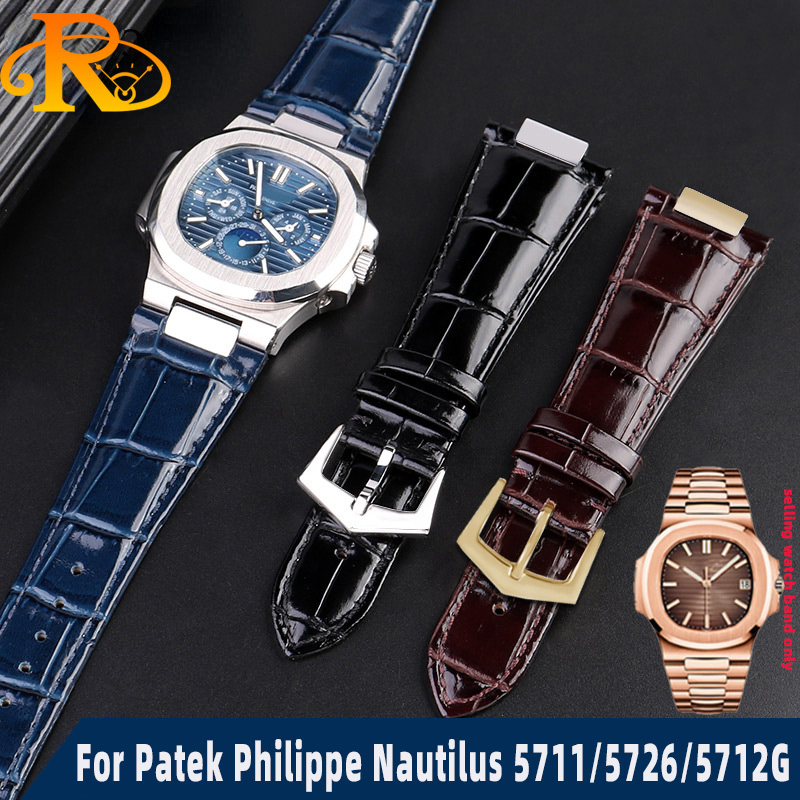 25X13mm notch Genuine Leather  - Patek Philippe Watch Aquanaut reseña y precio